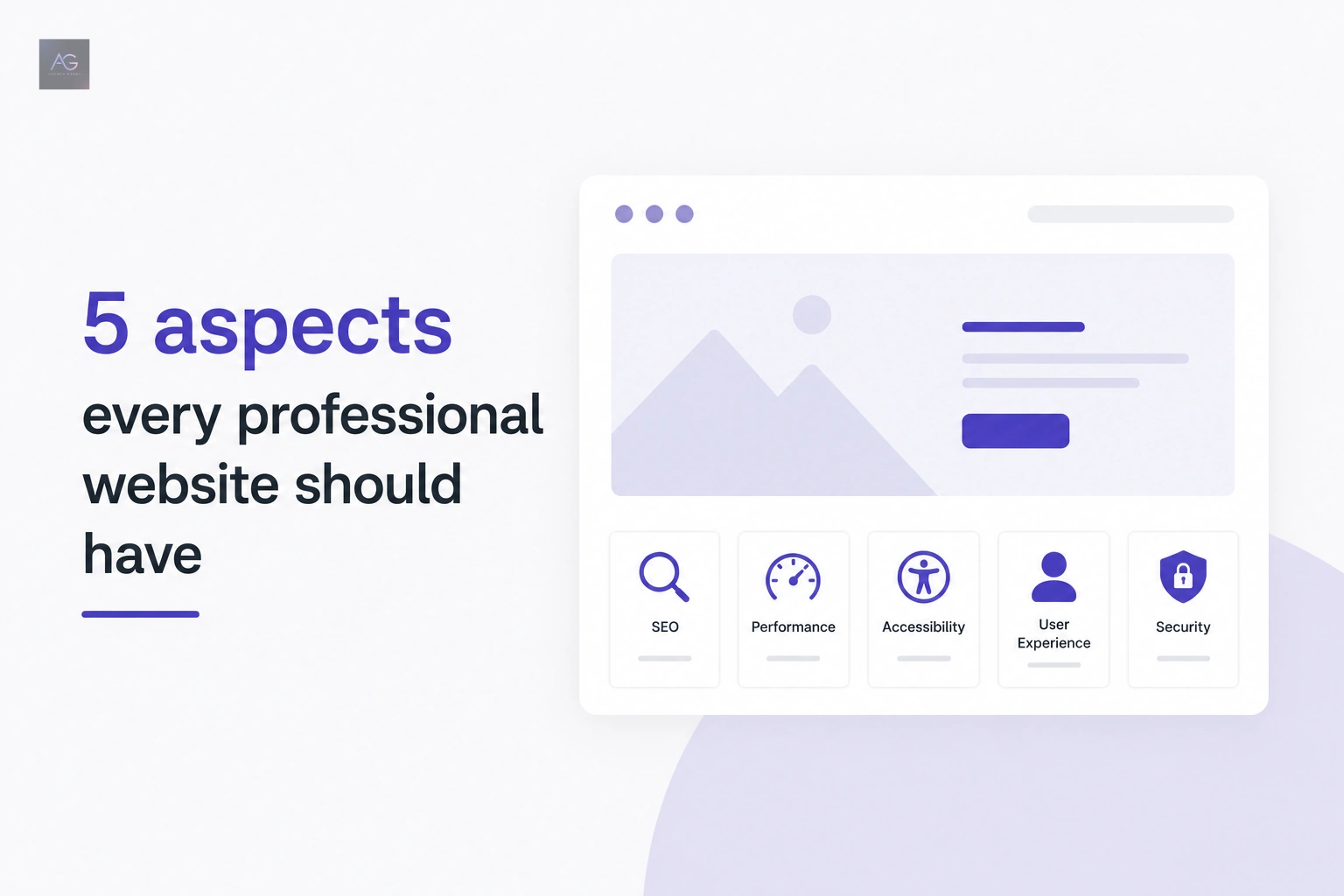 Cover image for 5 things every professional website should have